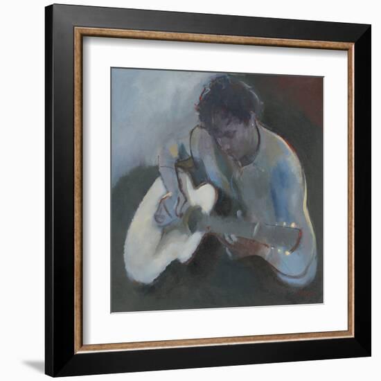 Guitar Player-Neil Helyard-Framed Giclee Print