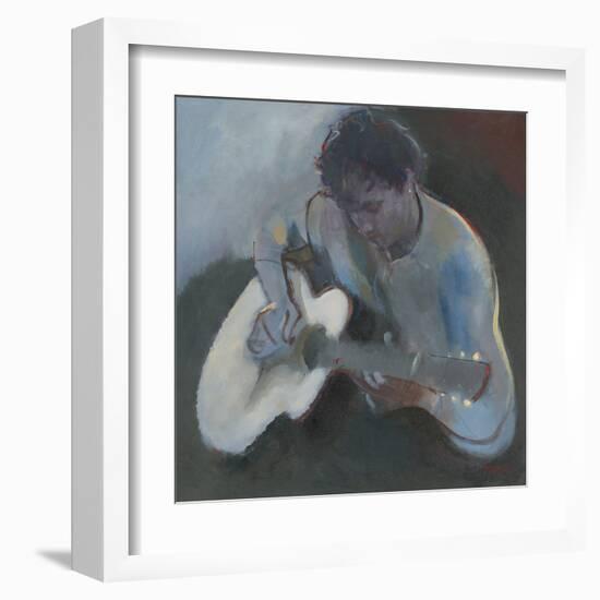 Guitar Player-Neil Helyard-Framed Giclee Print