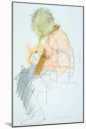 Guitar Player-Felicity House-Mounted Giclee Print