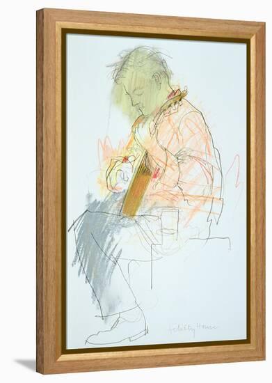 Guitar Player-Felicity House-Framed Premier Image Canvas