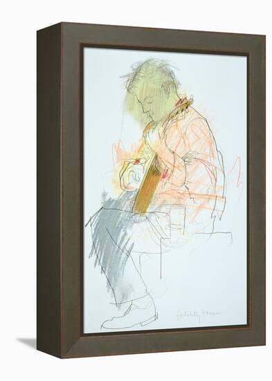 Guitar Player-Felicity House-Framed Premier Image Canvas