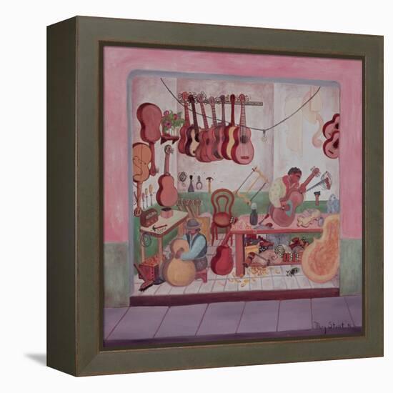 Guitar Store, 1976-Mary Stuart-Framed Premier Image Canvas