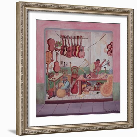 Guitar Store, 1976-Mary Stuart-Framed Giclee Print