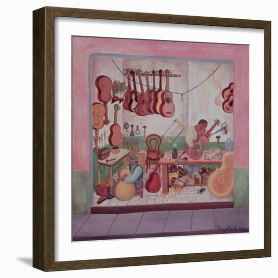 Guitar Store, 1976-Mary Stuart-Framed Giclee Print