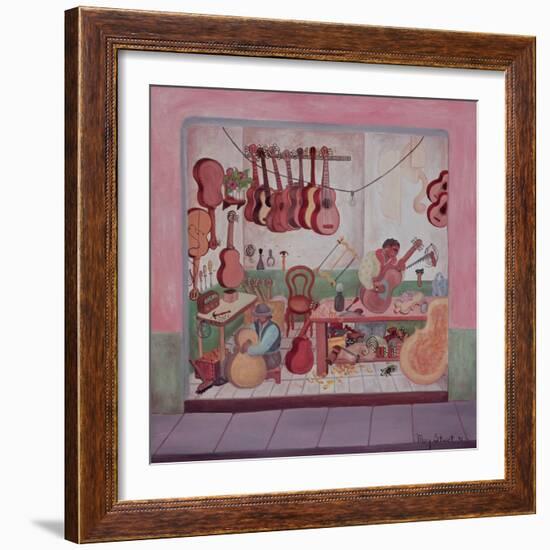 Guitar Store, 1976-Mary Stuart-Framed Giclee Print