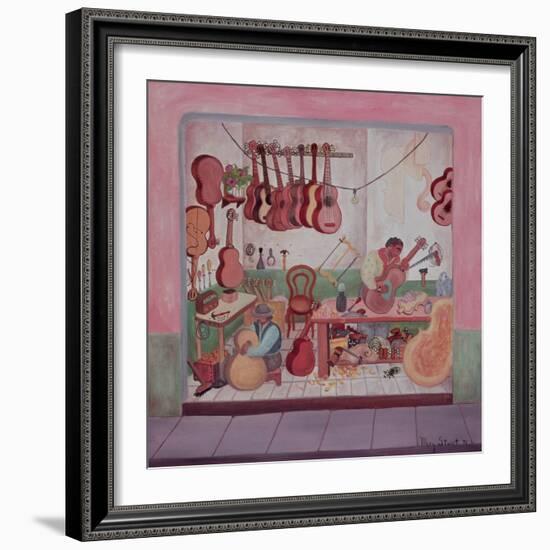 Guitar Store, 1976-Mary Stuart-Framed Giclee Print