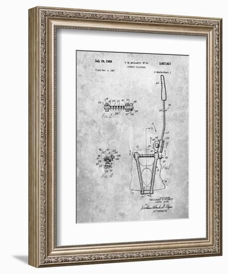 Guitar Vibrato, Wammy Bar Patent-Cole Borders-Framed Art Print