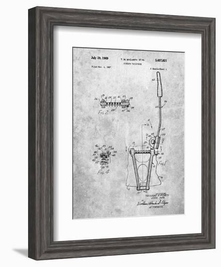 Guitar Vibrato, Wammy Bar Patent-Cole Borders-Framed Art Print