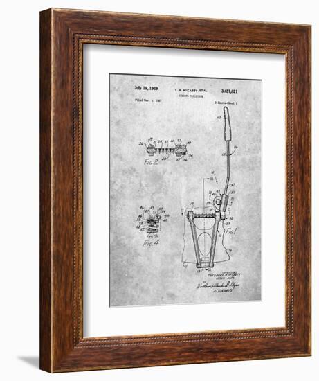 Guitar Vibrato, Wammy Bar Patent-Cole Borders-Framed Art Print