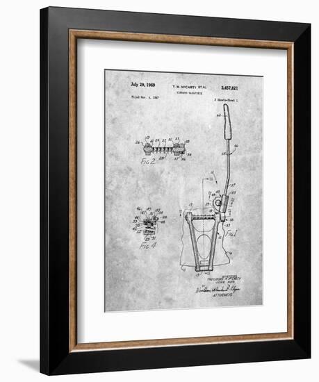 Guitar Vibrato, Wammy Bar Patent-Cole Borders-Framed Art Print