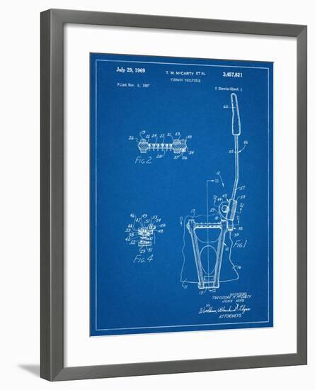 Guitar Vibrato, Wammy Bar Patent-null-Framed Art Print