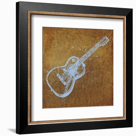 Guitar-John W^ Golden-Framed Art Print