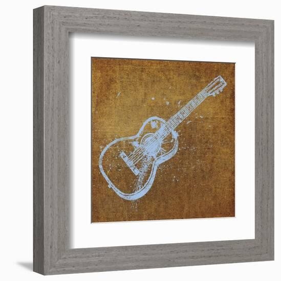 Guitar-John W^ Golden-Framed Art Print