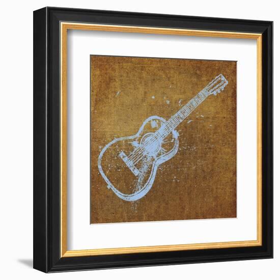 Guitar-John W^ Golden-Framed Art Print