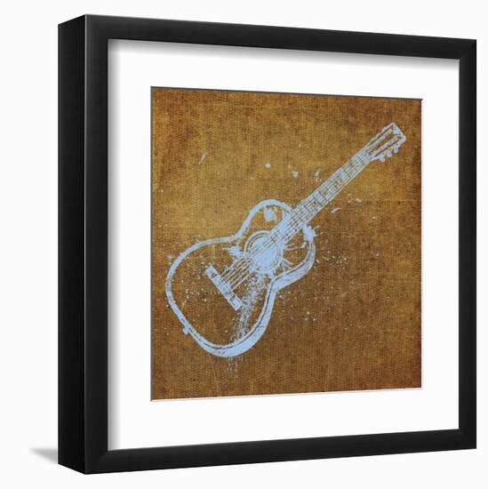 Guitar-John W^ Golden-Framed Art Print