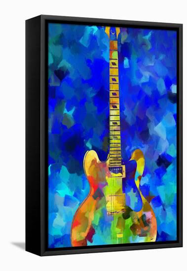 Guitar-Dan Sproul-Framed Stretched Canvas