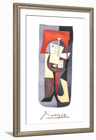 Guitare et Partition-Pablo Picasso-Framed Collectable Print
