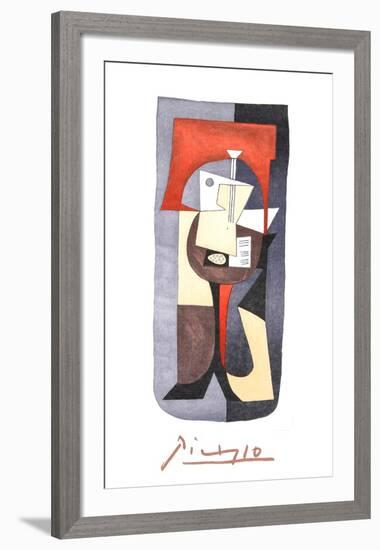 Guitare et Partition-Pablo Picasso-Framed Collectable Print