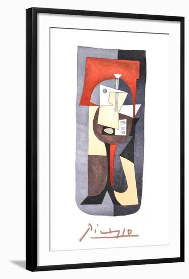 Guitare et Partition-Pablo Picasso-Framed Collectable Print