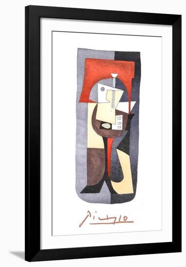 Guitare et Partition-Pablo Picasso-Framed Collectable Print