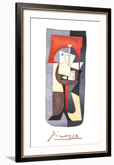 Guitare et Partition-Pablo Picasso-Framed Collectable Print