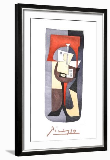 Guitare et Partition-Pablo Picasso-Framed Collectable Print