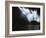 Guitarist on Stage with Smoke-James Shive-Framed Photographic Print