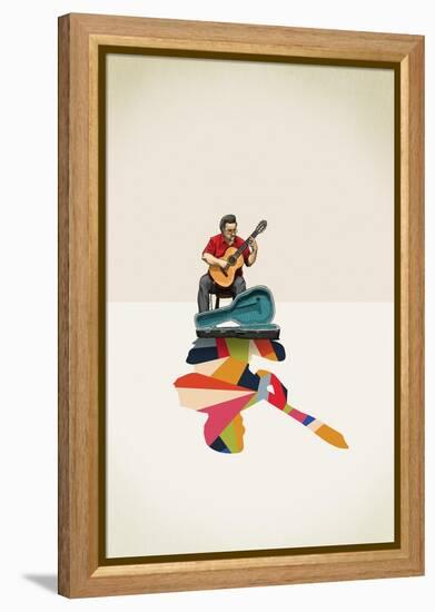 Guitarist-Jason Ratliff-Framed Premier Image Canvas