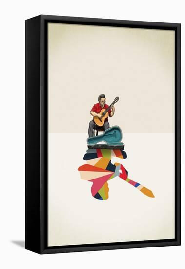 Guitarist-Jason Ratliff-Framed Premier Image Canvas