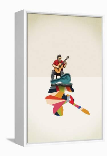 Guitarist-Jason Ratliff-Framed Premier Image Canvas