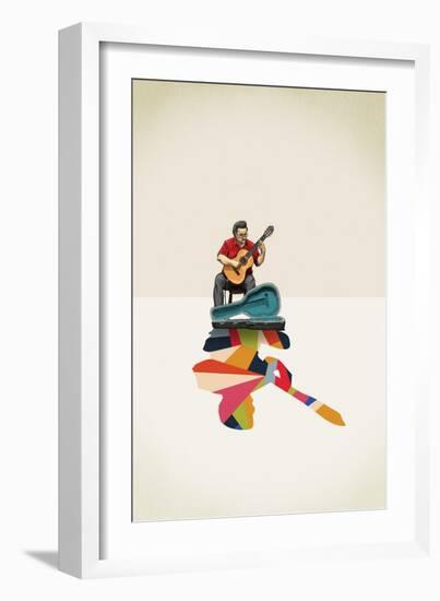 Guitarist-Jason Ratliff-Framed Giclee Print