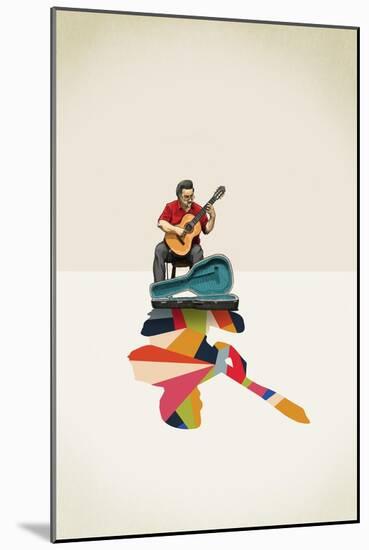 Guitarist-Jason Ratliff-Mounted Giclee Print