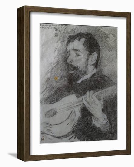 Guitariste-Theo van Rysselberghe-Framed Giclee Print