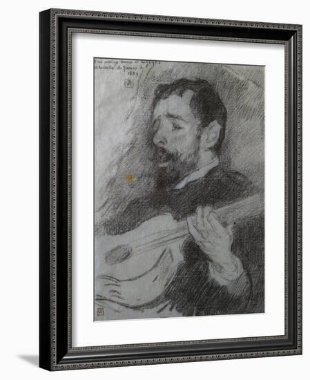 Guitariste-Theo van Rysselberghe-Framed Giclee Print