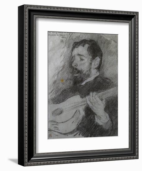 Guitariste-Theo van Rysselberghe-Framed Giclee Print