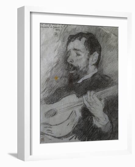 Guitariste-Theo van Rysselberghe-Framed Giclee Print