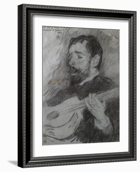 Guitariste-Theo van Rysselberghe-Framed Giclee Print