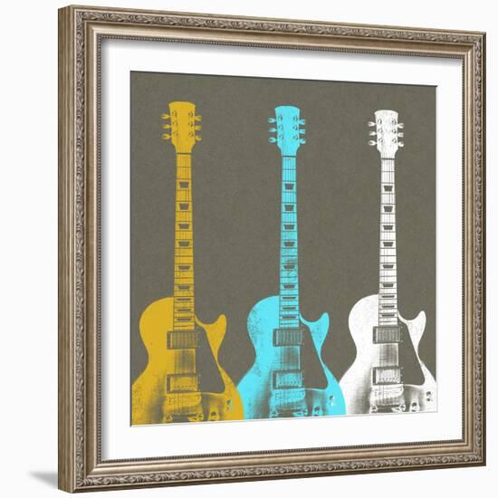 Guitars 2-Stella Bradley-Framed Giclee Print