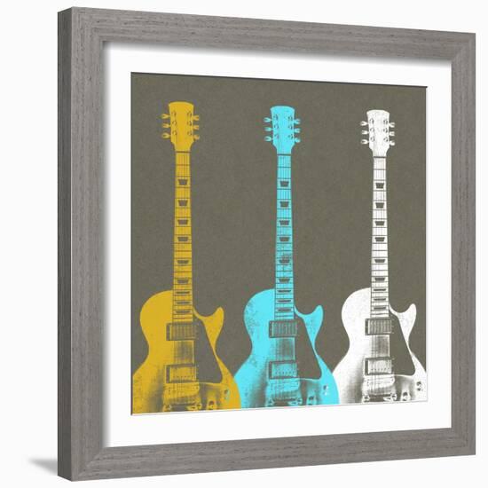 Guitars 2-Stella Bradley-Framed Giclee Print