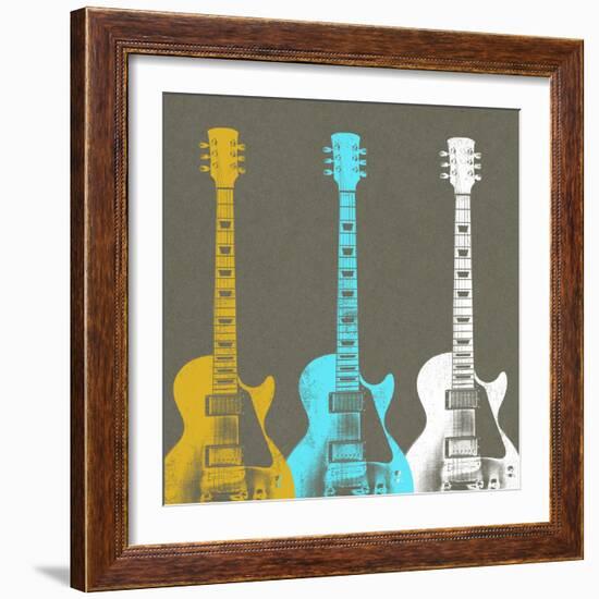 Guitars 2-Stella Bradley-Framed Giclee Print