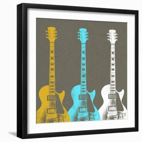 Guitars 2-Stella Bradley-Framed Giclee Print