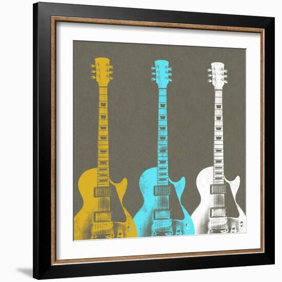 Guitars 2-Stella Bradley-Framed Giclee Print