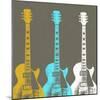 Guitars 2-Stella Bradley-Mounted Giclee Print