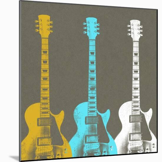 Guitars 2-Stella Bradley-Mounted Giclee Print