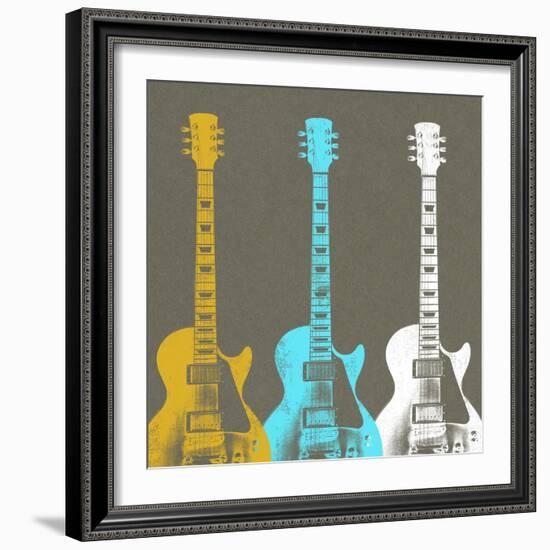 Guitars 2-Stella Bradley-Framed Giclee Print