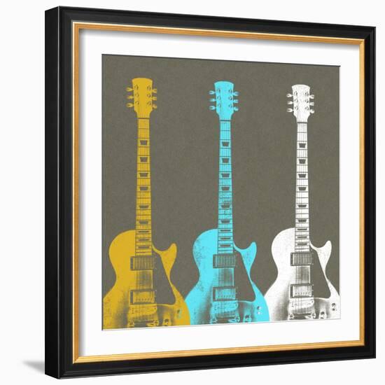 Guitars 2-Stella Bradley-Framed Giclee Print