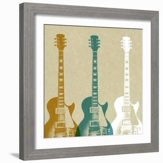 Guitars 3-Stella Bradley-Framed Giclee Print