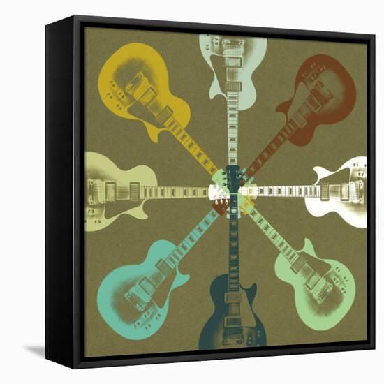 Guitars 3-Stella Bradley-Framed Premier Image Canvas