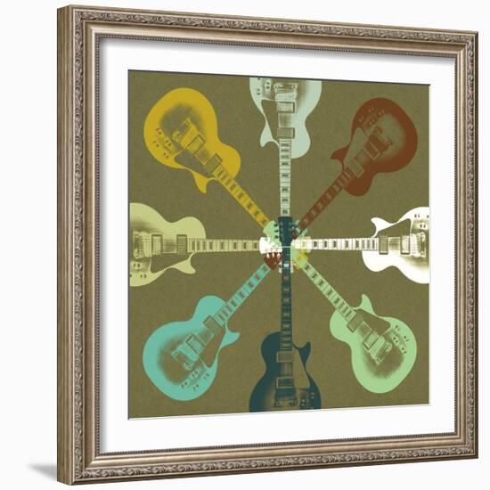 Guitars 3-Stella Bradley-Framed Giclee Print