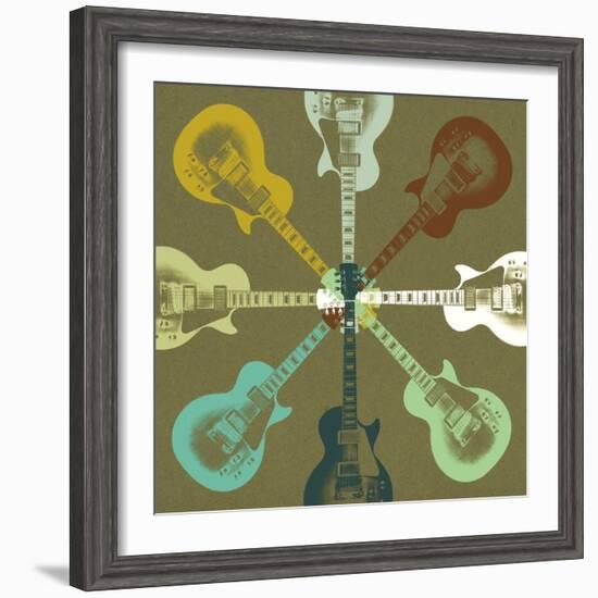 Guitars 3-Stella Bradley-Framed Giclee Print